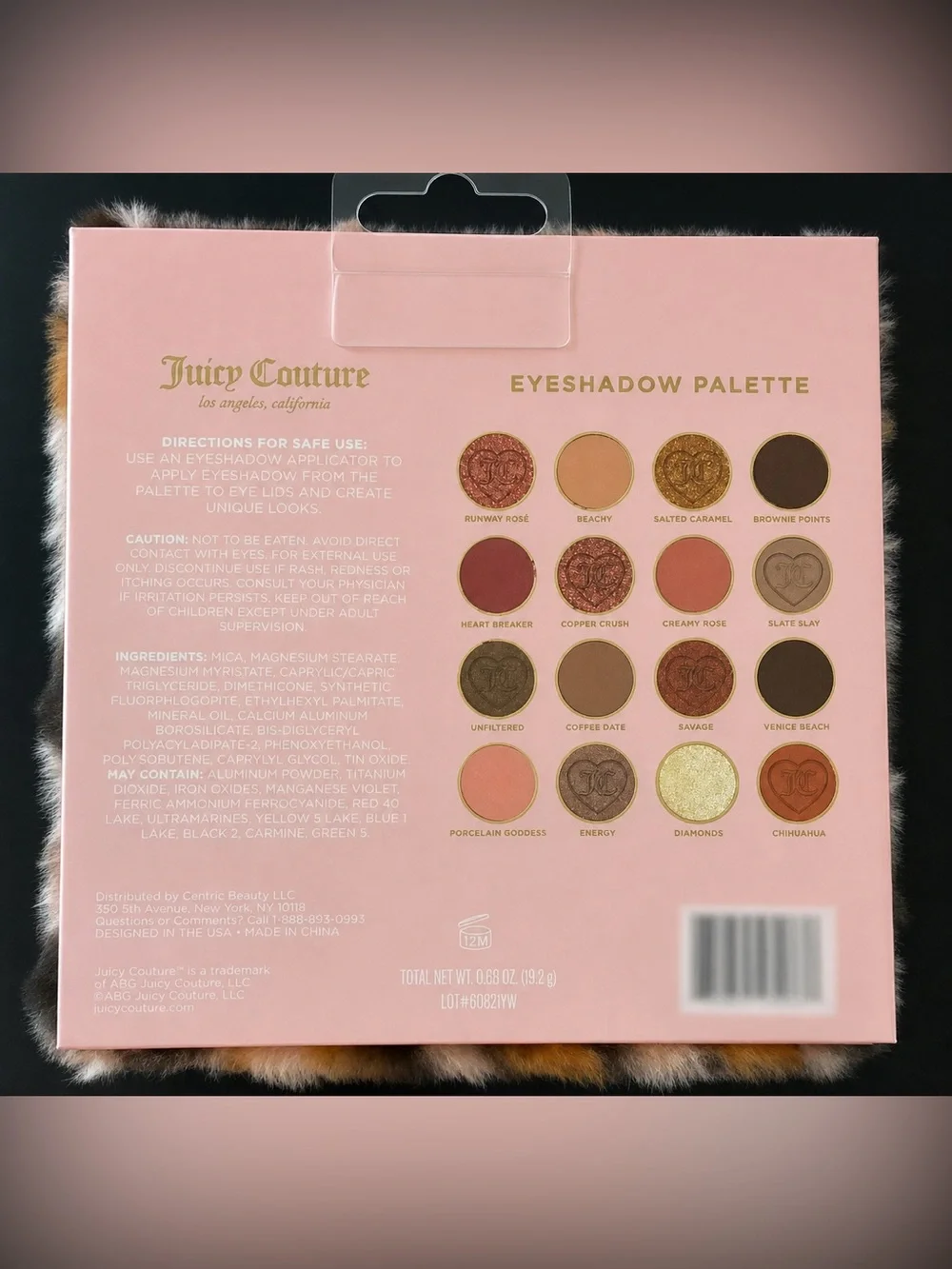 Juicy Couture plush pink